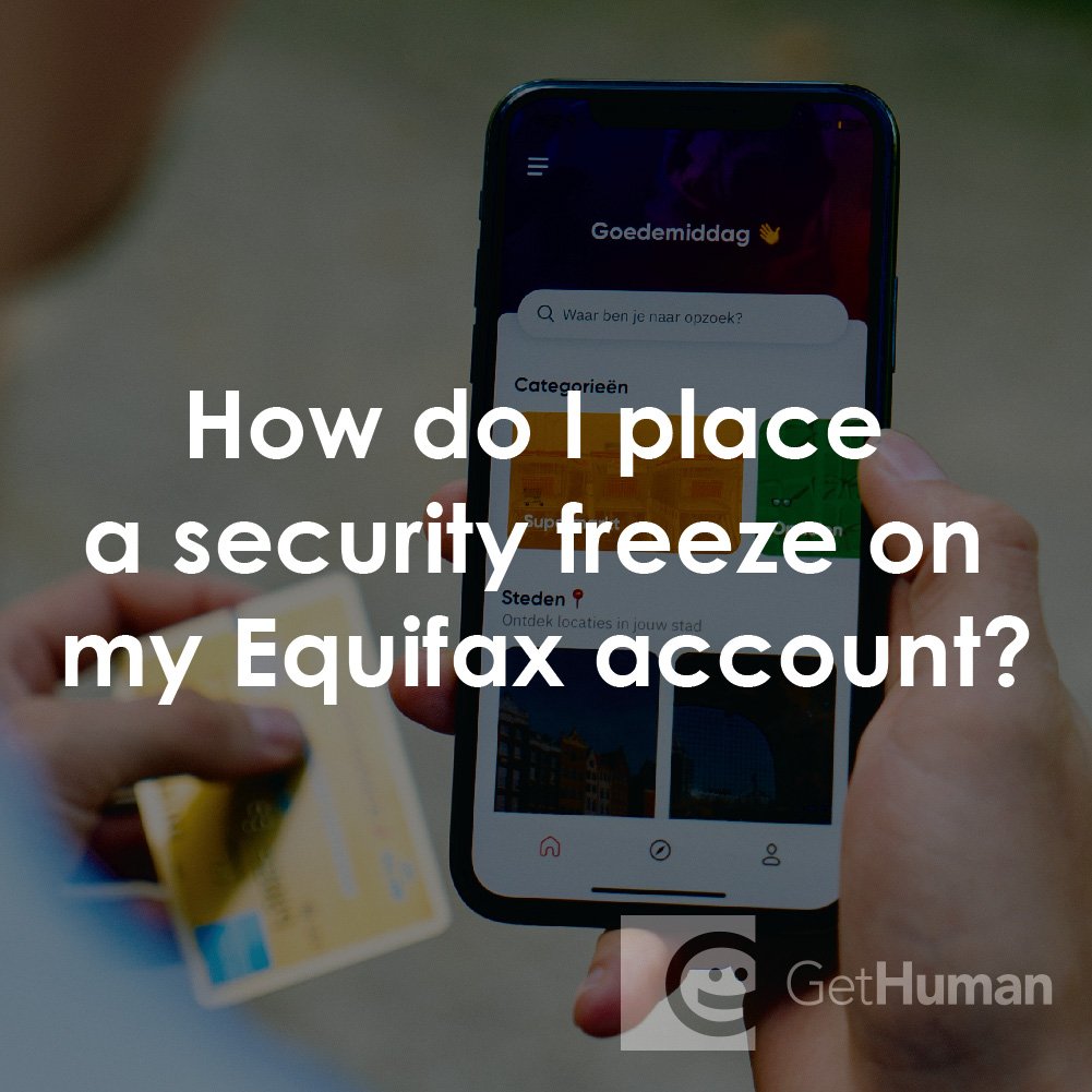 How Do I Place a Security Freeze on My Equifax Account?